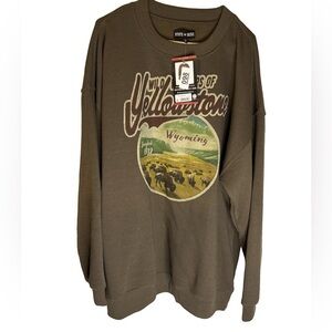 NWT Wild Wonders of Yellowstone  sweatshirt XL